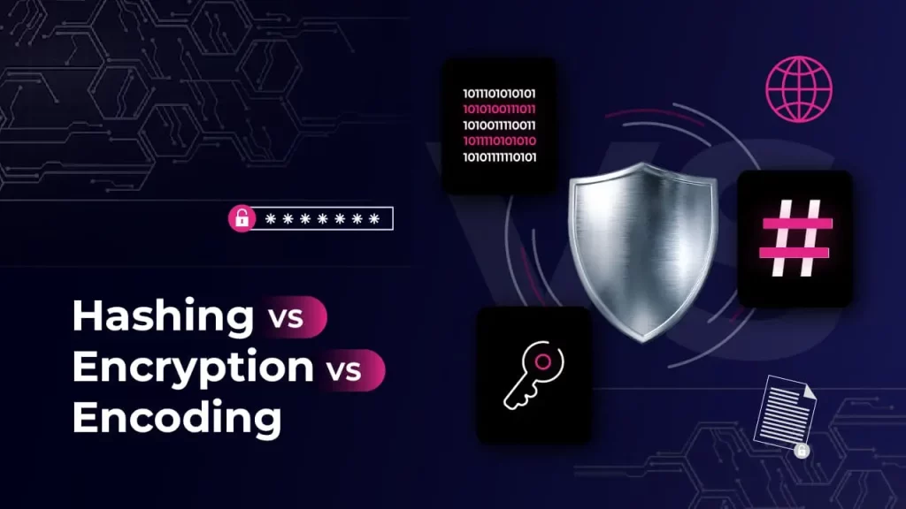 Hashing vs Encryption vs Encoding